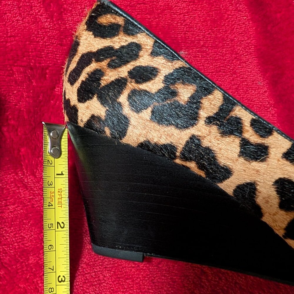 Franco Sarto Animal Print Wedge Heel Size 6 NWOT - Picture 6 of 6